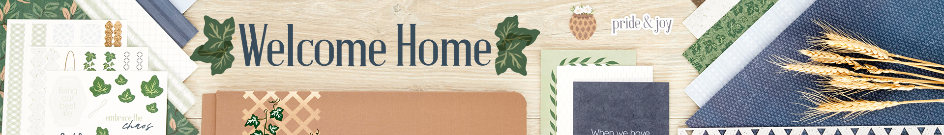 Home-Themed Scrapbooking Supplies: Welcome Home