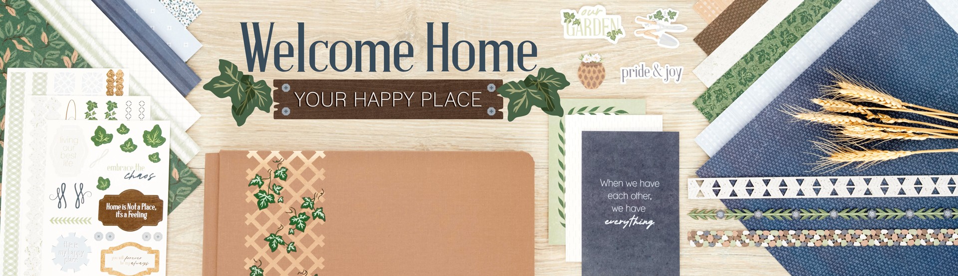 Home-Themed Scrapbooking Supplies: Welcome Home Home-Themed Scrapbooking Supplies: Welcome Home