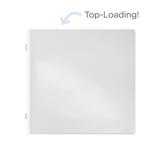 12x12 Clear Scrapbooking Page Protectors 16/pk - Creative 