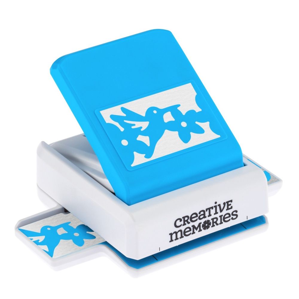 Hummingbird & Flowers Border Punch - Creative Memories