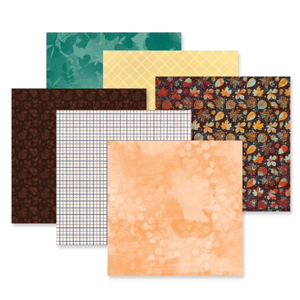 Fall Scrapbook Paper Golden Harvest Creative Memories