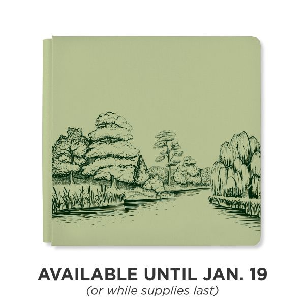 12x12 Dark Green Album Cover - Creative Memories