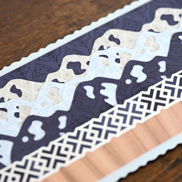 Snow Capped Mountains Border Punch