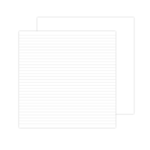 Creative Memories 12x12 white lined paper for scrapbooking