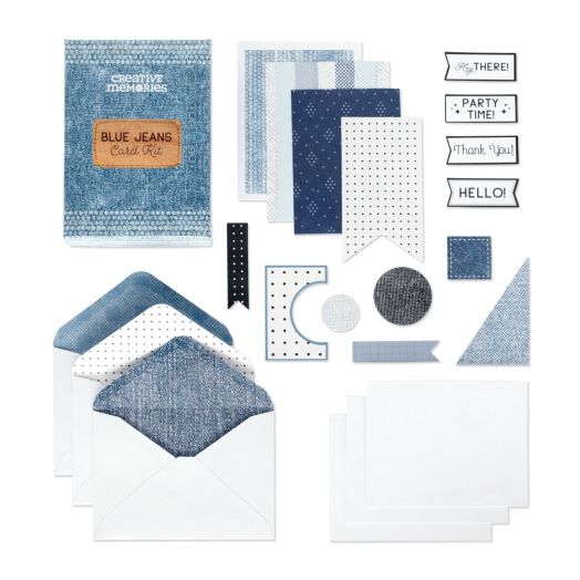 Denim Cards Kit: Blue Jeans Card Kit