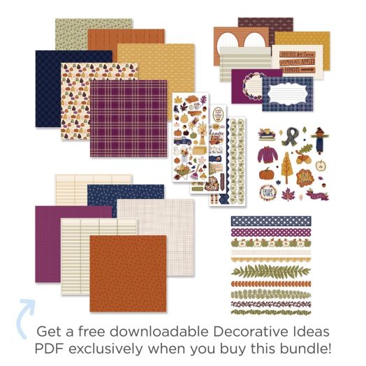 Fall Scrapbooking Kit: It’s Fall, Y’all Decorative Bundle