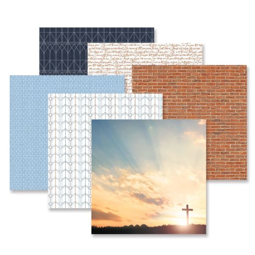 Religious Paper For Scrapbooking: Keep the Faith