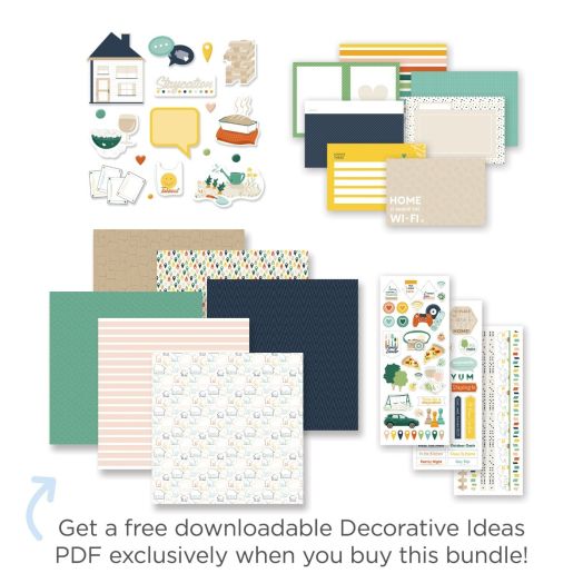 Staycation Scrapbooking Kit: Decorative Bundle a3014