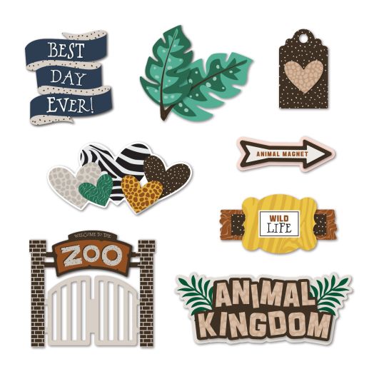 Zoo Themed Embellishments: What A Zoo, Too! 