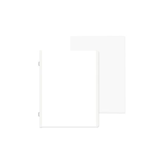 6.75x10 White Refill Pages + Protectors (13/pk)