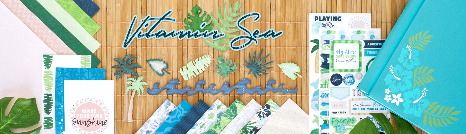 Tropical Scrapbook Supplies: Vitamin Sea Tropical Scrapbook Supplies: Vitamin Sea